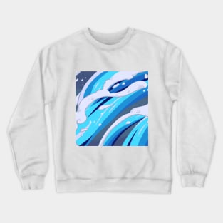 Tanjiro Water Print Crewneck Sweatshirt